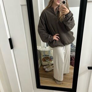 Vintage cables snap sweater